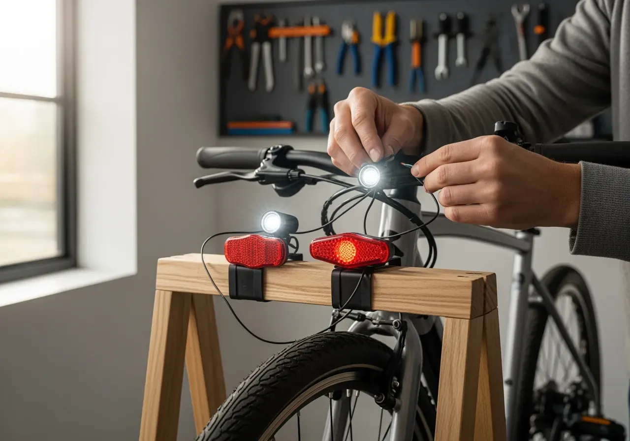 Lagkrav för elcykelbelysning enkelt