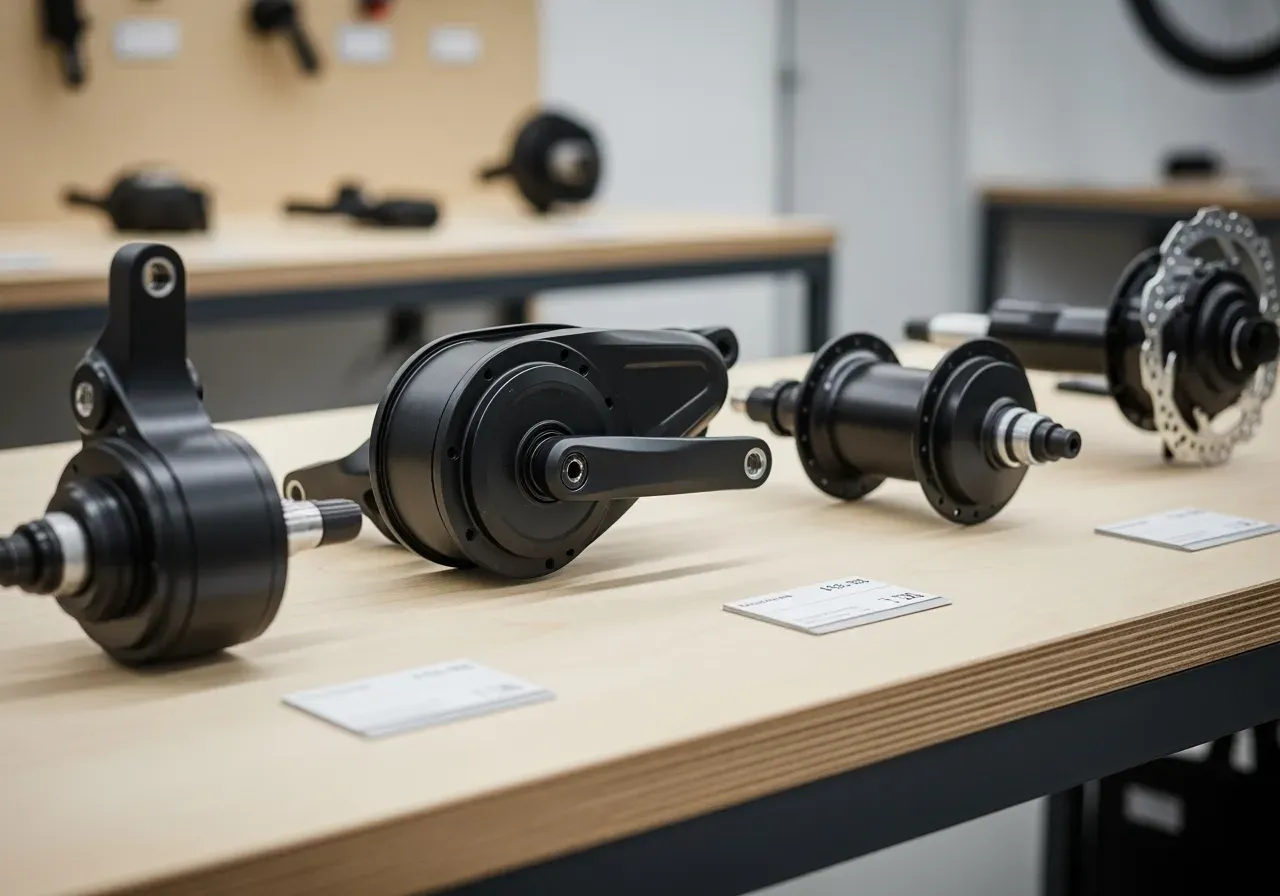 Elcykelmotorer med mittmotor och navmotor