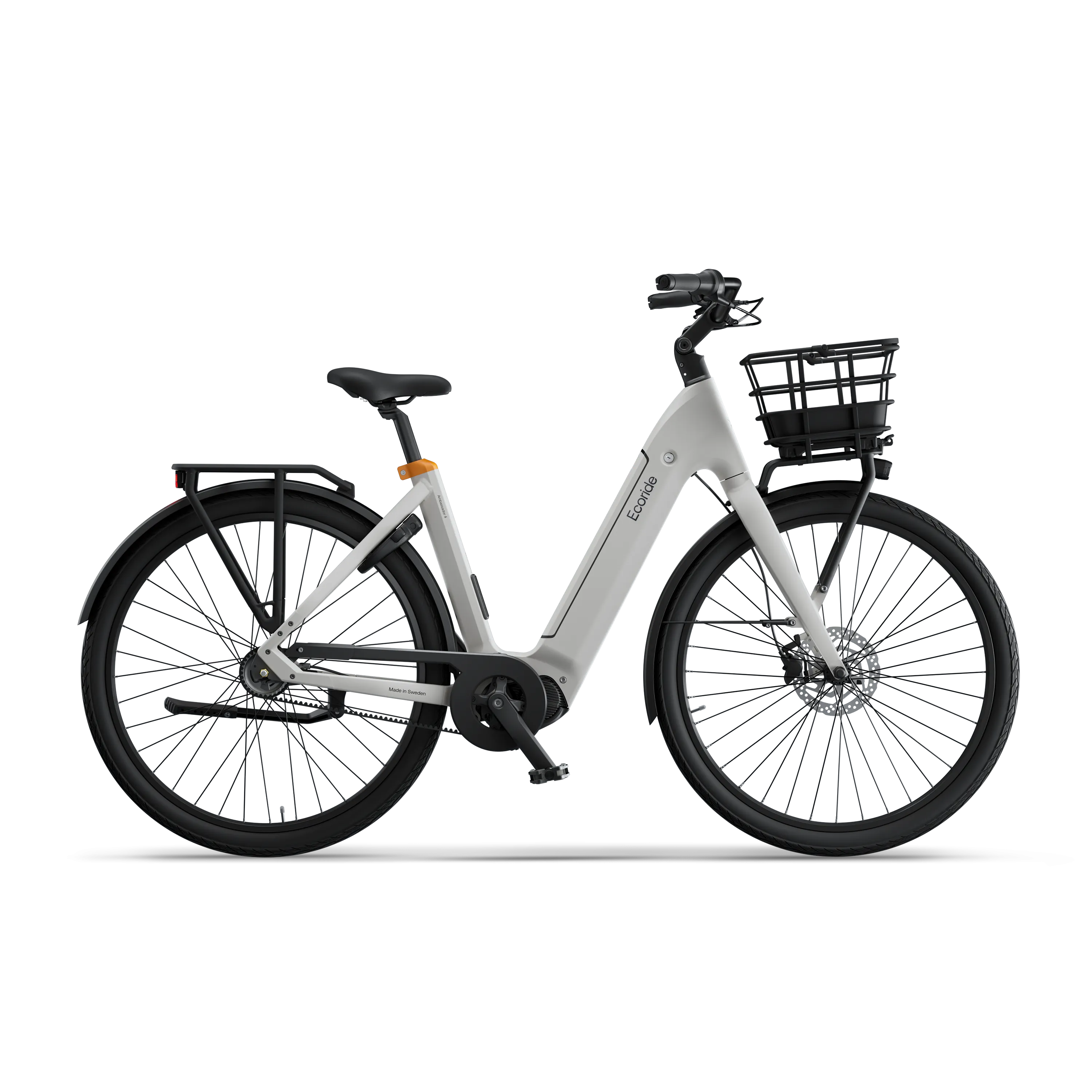 Ecoride Ambassador-4-Midmotor-Belt-Coaster-White-Small