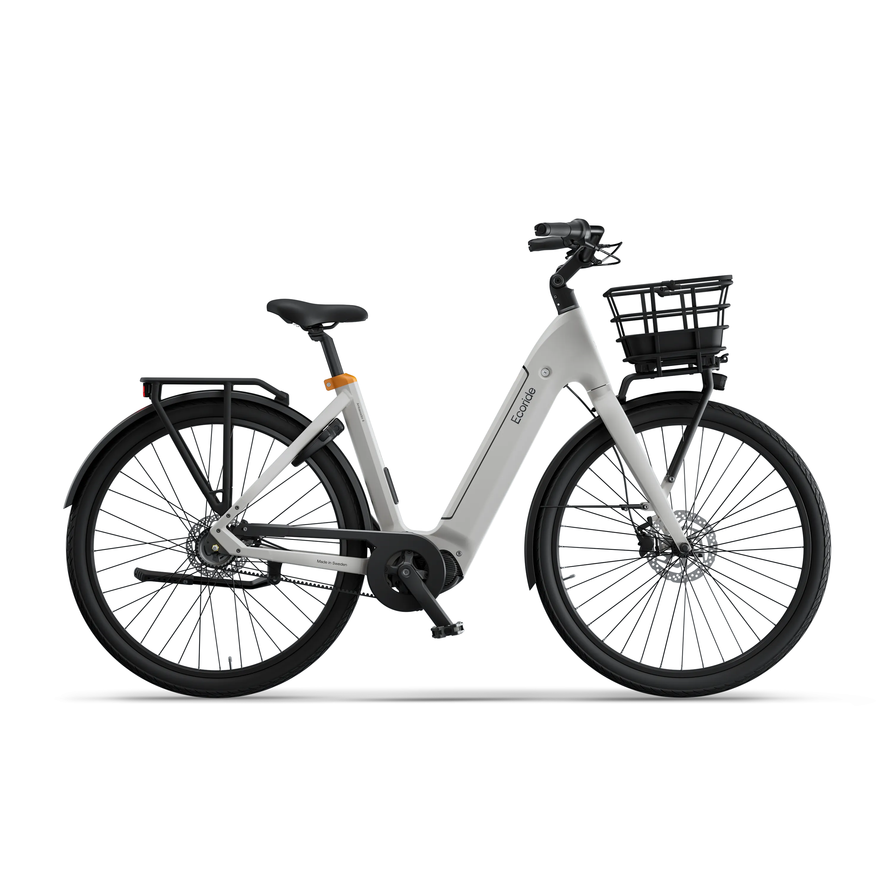 Ecoride Ambassador-4-Midmotor-Belt-Disc-White-Small