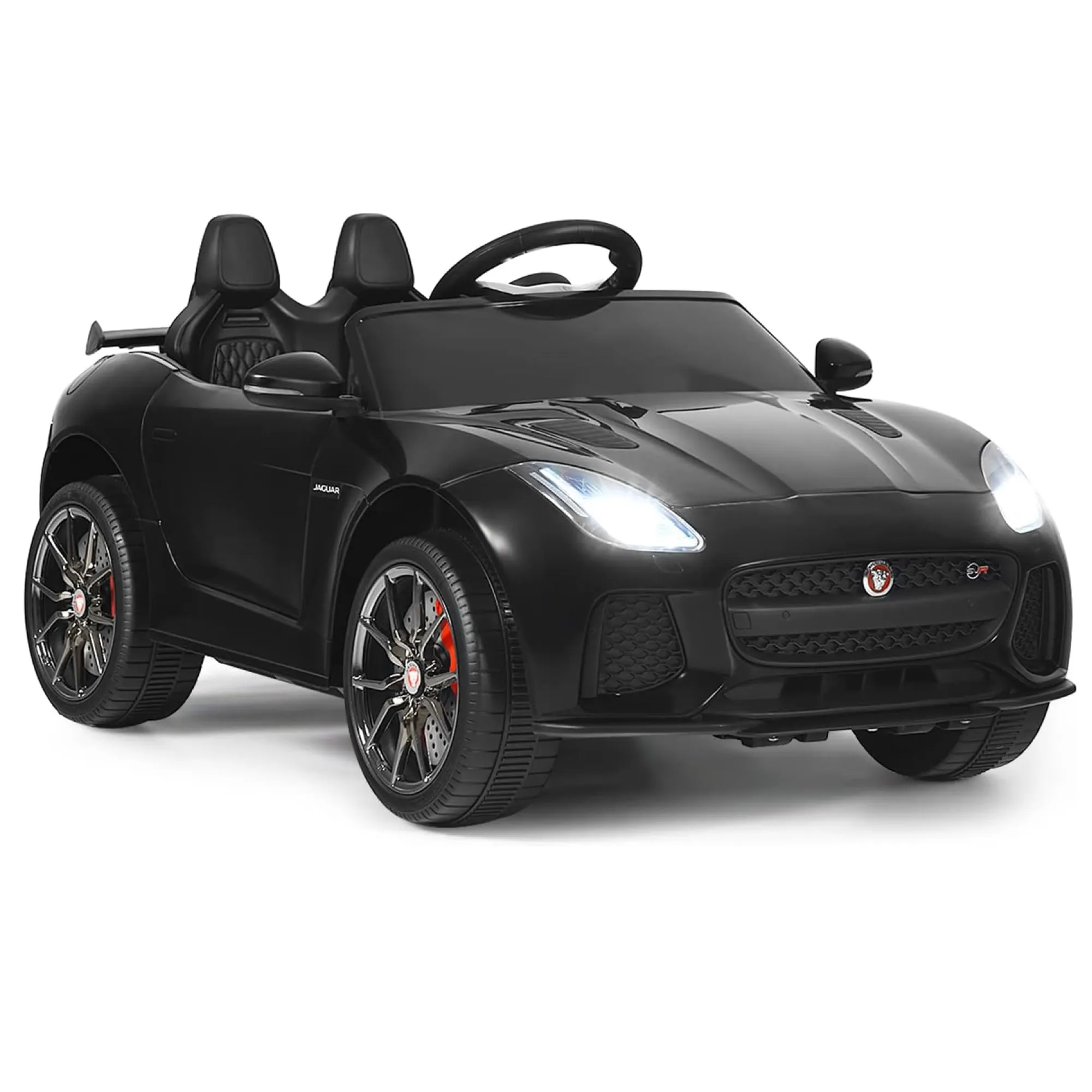 Elbil Jaguar F-typ SVR för barn 3-8 år, svart