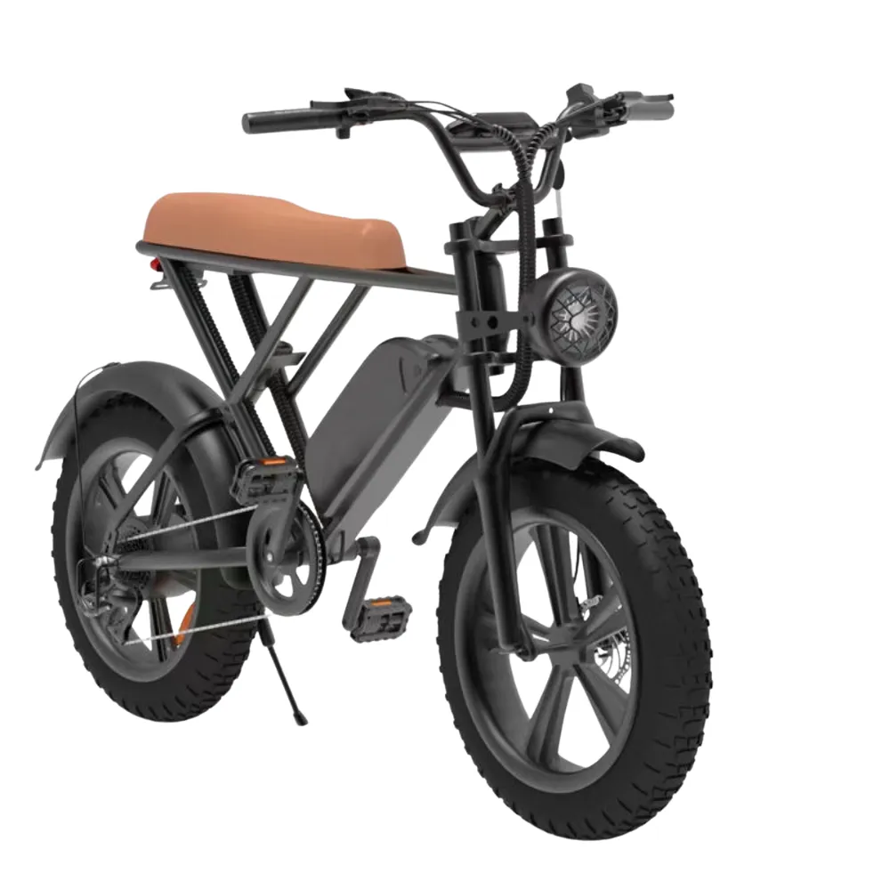 GreenTrip C92 Fatbike - Brun - 750W