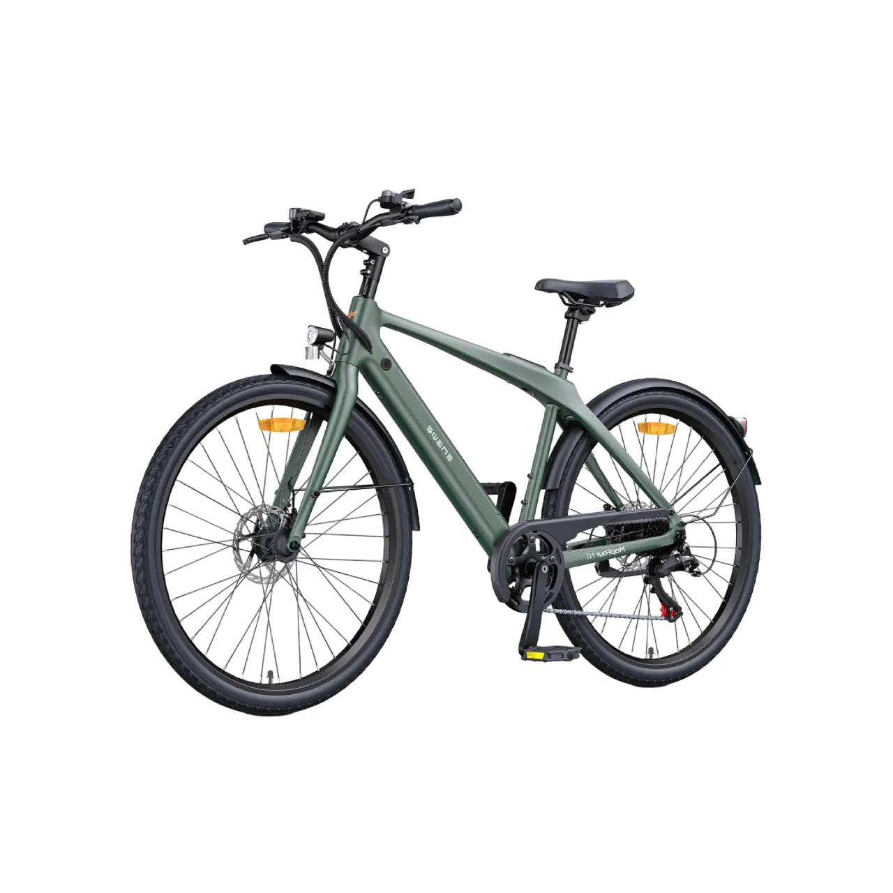 N1 Air Elcykel (25 km/h) - Grön / Högt insteg