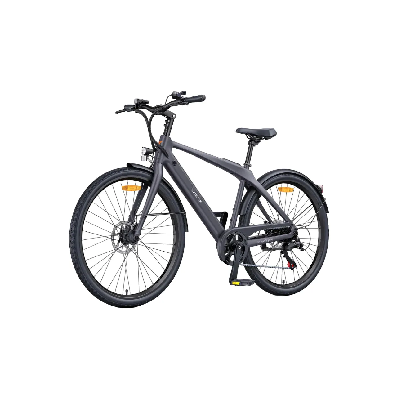 N1 Air Elcykel (25 km/h) - Grå / Högt insteg